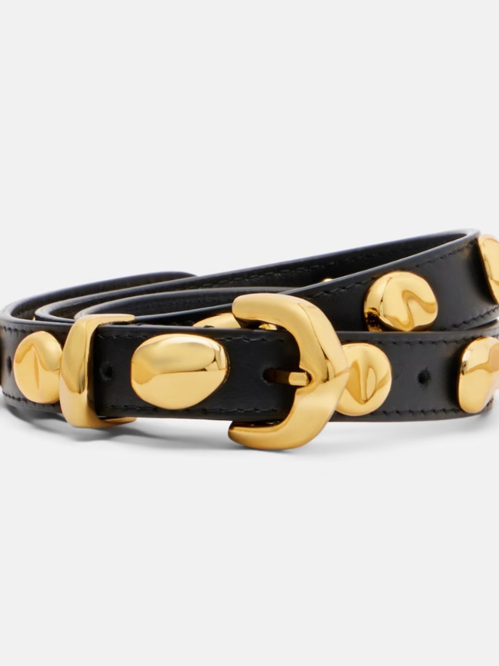 AMANU Vaal embellished leather belt